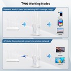 Wifi Extender Signal Booster Ac1200mbps Dual Band With Ethernet Port 2025