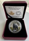 Canada 2017  20 Fine Silver Coin - The Bold Black Bear Rcm Packaging