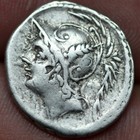 Roman Republic Coin Silver Denarius  Q  Minucius Thermus Rome  103 Bc
