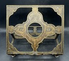 Antique French Bronze Adjustable Book Stand Music Bible Holder C1920 Hfm