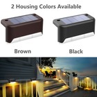 16 Pack Solar Fence Lights Led Outdoor Garden Yard Step Deck Stairs Wall Lamps