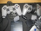 Large Bundle Lot Of Sony Playstation 1 And 2 Accessories Controller s Etc 