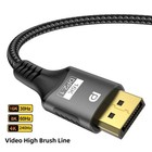 16k Displayport 2 1 Cable 80gbps  Hdmi To Dp Video Cable Laptop  Monitor  Gaming