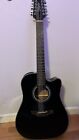 Takamine Gd30ce 12-string Dread Acoustic Electric Guitar  Black