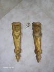 Pair Of Antique French Bronze Furniture Ornaments Louis Xvi Style Pediments