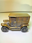 Lot Of 6 Banthrico Antique Car Coin Banks Bronze Tone Model T Vintage Chicago Us