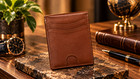 Men s Slim Rfid Blocking Leather Wallet  Rfid Theft Proof Credit Card Holder 