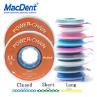Dental Orthodontic Power Chains Braces Rubber Bands Elastic Short Long Closed A