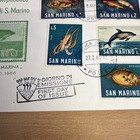 San Marino First Day Cover 27 8 1966 Marine Life