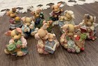 Vintage Enesco    this Little Piggy    12 Pc Collection 1994-1998 Htf Retired