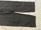 Vintage 1940s 1950s Nylon Wool Pants Women s Tailored High Waist Gray Holes Dstr