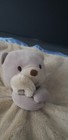 Plush Bear Baby Security Blanket Lovey 