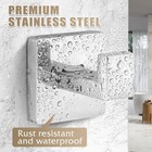 Towel Hooks For Bathrooms Robe Hook Coat Hook 4 Pack Polished Chrome Stainles   