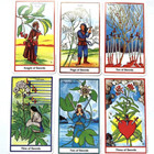 Herbal Tarot Cards Deck Magical Fate Divination Fortune Telling Future Magick