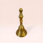 Vintage Pentagram Wiccan Pagan Witchcraft Brass Bell Altar Ritual Vajra Bell