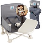 Omniboost Booster Seat With Tray  Travel High Chair  Baby Chair  Grey