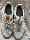 Adidas Samba Light Blue Yellow Gum Leather Sneaker Jh7599 Soccer Athletic Shoes