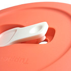 Tupperware Lot Of 2 Crystalwave Soup Mugs With Stain Guard Coral 16oz