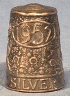Sterling Silver Queen Elizabeth Ii Silver Jubilee Thimble  W  Original Er Box  1