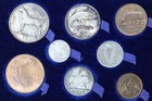 1928 Ireland Free State Original  8  Coin Proof Set In Green Ogp