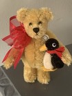 World Of Miniature Bears Becky Wheeler Mohair Bear W  Penguin Le