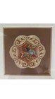 Antique  Framed Textile Chinese Oriental Needlework Embroidery On Silk Bird