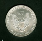 2009  1 U s  Pure Silver American Eagle Coin One Dollar 1 Troy Oz  999 Fine Bu