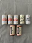 Vintage Bank Top Collectors Beer Cans Coin Bank - Lot Of 7