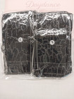 Girls Footless Black Dance Tights Large 2 Pairs Sealed
