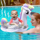 Baby Swimming Float  Inflatable Swim Ring Cute Floaties With Seat And Handle Poo