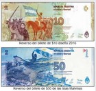 Argentina 10 And 50 Pesos Banknote World Paper Money Unc Currency Bill Note