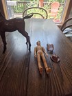 Vintage Marx Jamie West Action Figure With Thunder Colt