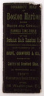 1890 Crawford Shoes Advertising Fold Out Boston Map Local Ads