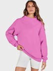 Womens Oversized Sweatshirts Turtleneck Pullover Long Sleeve Hoodies Tops 202   
