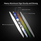 2-pack Security Camera Sign  Video Surveillance Signs Outdoor  Uv Printed 40 Mil