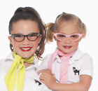 Hip Hop 50s Shop Child Cat Eye Glasses Poodle Skirt Halloween Costume Accessory