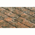 17 In  X 30 In  London Cobble Texture Mat Concrete Stamp