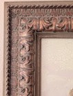 Large 43x31 Vintage Floral Fruit Still Life Painting Ornate Italian Gilt Frame