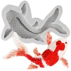 Koi Fish Silicone Molds Goldfish Candy Mold Fish Chocolate Molds For Cake