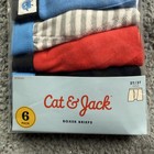 Cat   Jack Boxer Briefs Boys 2t 3t Multicolor 6 Pack 100  Cotton Underwear