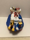 Disney Collectable Cruise Coin Bank With Captain Mickey Minnie Donald And Pluto