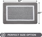 Indoor Door Mat  Non-slip Absorbent Resist Dirt Entrance Mat  Washable Front Ent