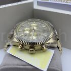 New Michael Kors Mk8579 Lexington Gold Crystal Pave Dial Chronograph Men s Watch