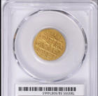 Turkey Ah 1106  1695  Gold Tek  altin  Edirne Mint Km-129 Pcgs Au-58