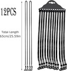 12 Pack Adjustable Eyeglass Straps Black Nylon Glasses Retainer Sunglasses Cord