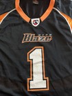 Utah Blaze  1 Arena Football League Afl Jersey Size L Black Generic Team Nwot