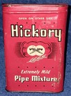 Empty Vtg Hickory Vertical Pocket Tin Extremely Mild Pipe Tobacco Phil Pa Mdlton