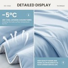  Cooling Comforter Queen full  Cooling Blanket For Queen full  90 x90   Blue