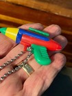 Vtg 2-3 4    Pistol Revolver Space Ray Gun Puzzle Keychain Take-pull Apart 1950   s