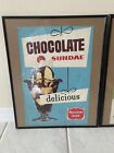Rare Vintage Meadow Gold Ice Cream Litho Posters - Schmidt Litho Co